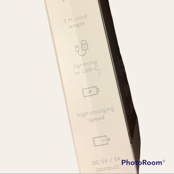 iPhone/iPad Charging Connector Lightening to USB-C Cable - 3ft - Picture 4 of 5